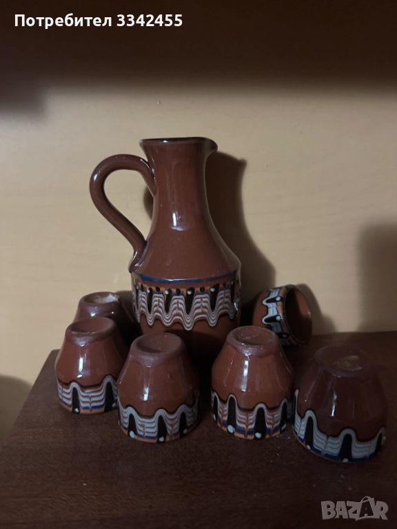 Каничка и чаши за ракия, снимка 1