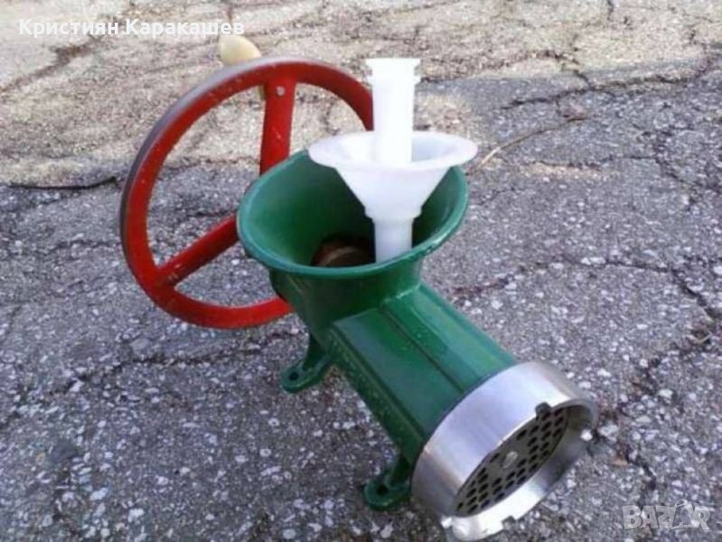 РУМЪНСКА ЧУГУНЕНА МЕСОМЕЛАЧКА ЗА КАЙМА №32, снимка 1