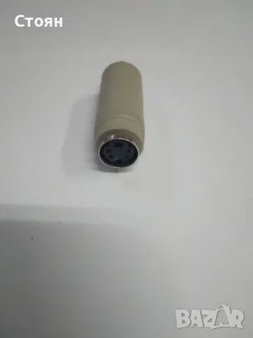 AT адаптер за клавиатура към PS / 2 - 5 пинов Din женски до 6 пинов мъжки, снимка 2 - Кабели и адаптери - 47851355