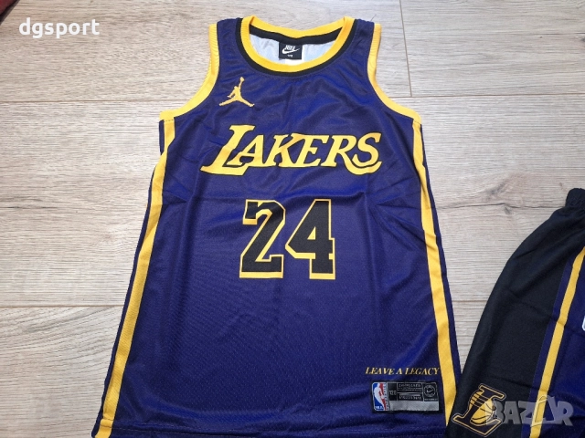 Детски баскетболен екип на Лейкърс #Кобе Брайънт #24!, снимка 3 - Баскетбол - 52490455