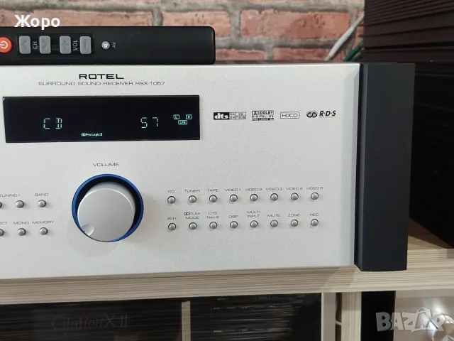 ⏯️Клип. Rotel RSX-1057 audiophile transistor receiver, снимка 4 - Ресийвъри, усилватели, смесителни пултове - 55844231
