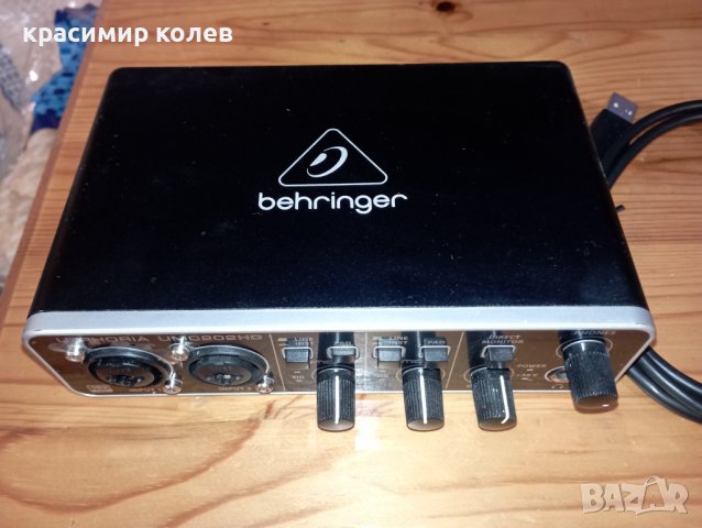 аудио интерфейс "BEHRINGER UMC 202 HD", снимка 2 - Ресийвъри, усилватели, смесителни пултове - 42897454