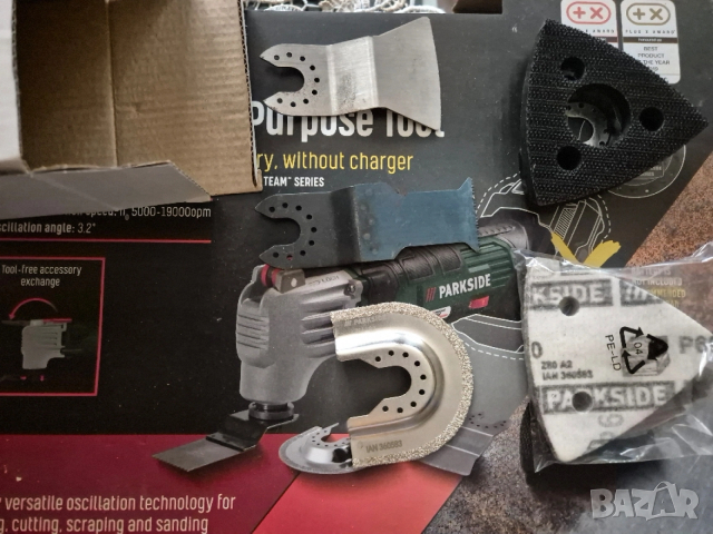 Акумулаторен мулти инструмент Parkside, снимка 3 - Други инструменти - 53946630