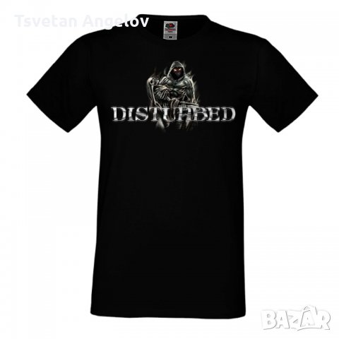 Разпродажба! Мъжка тениска DISTURBED 1, снимка 1 - Тениски - 32205179