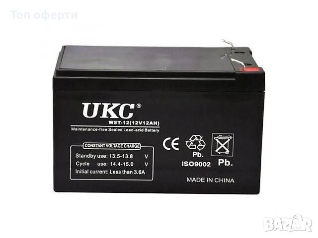 Акумулаторна батерия UKC 12V 12Ah WST-12, снимка 1 - Друга електроника - 38555486