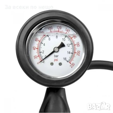 Пистолет с манометър за помпене с глицерин STAHLMAYER, снимка 2 - Други инструменти - 50334621