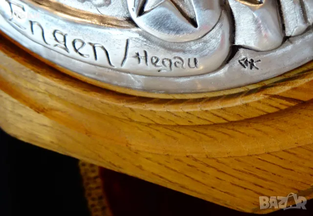 Калаено пано с изглед от Енген,подпис на автора.  , снимка 4 - Пана - 48691623