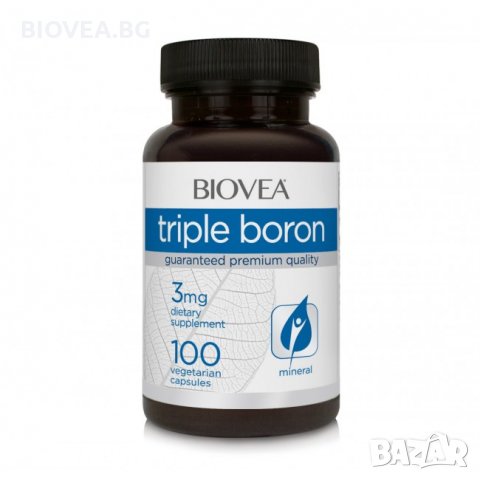 Хранителна добавка Biovea TRIPLE BORON 3mg-СЪС СРОК НА ГОДНОСТ 4/2024Г, снимка 1 - Хранителни добавки - 30021837