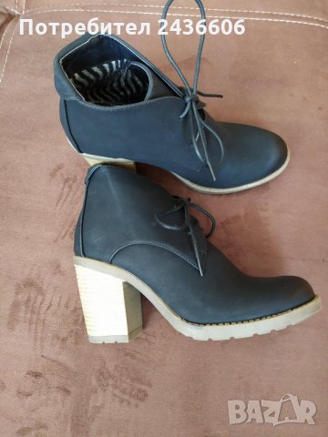 Нови обувки на среден дебел ток, снимка 2 - Дамски ежедневни обувки - 29807853
