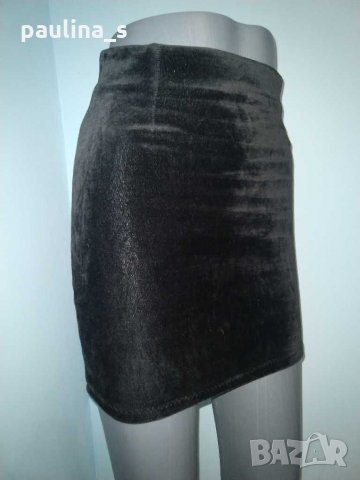 Еластична плюшена пола "Lagenes" / малък размер , снимка 2 - Поли - 31157233