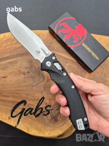 Сгъваем нож MICROTECH Amphibian 137RL,Ram Lock,светло острие, снимка 9 - Ножове - 53960826