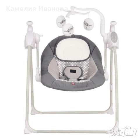 Електрическа люлка за бебе Zizito Hana, снимка 3 - Детски люлки - 52087354
