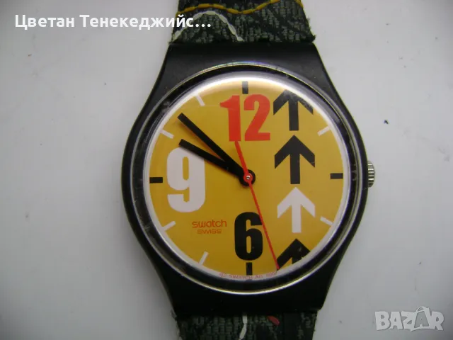 Продавам 4 кварцови и 1 механичен часовник Swatch,Calypso,Зим,Nautica, снимка 4 - Мъжки - 49199231