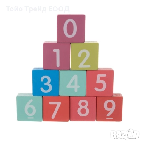 Дървени блокове-Град 100 броя Kruzzel, снимка 9 - Образователни игри - 52671248