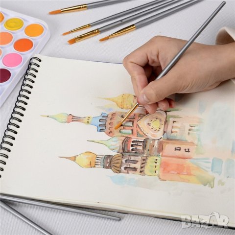 Комплект четки за рисуване 50 броя A104137, снимка 4 - Ученически пособия, канцеларски материали - 42411882