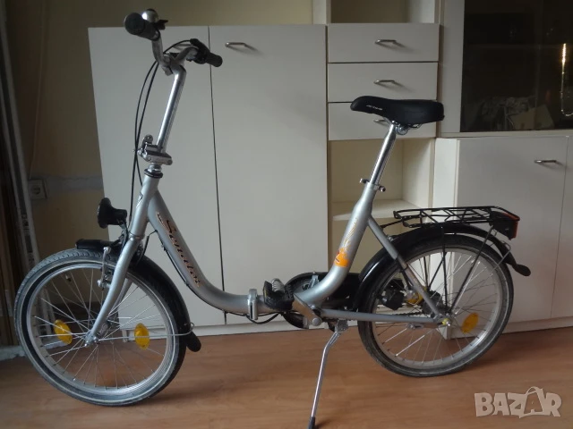 Сгъваем велосипед с ниска рамка и скорости