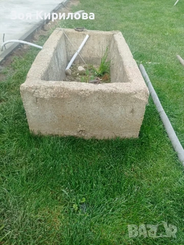 Циментово корито, снимка 2 - Градински мебели, декорация  - 50566692