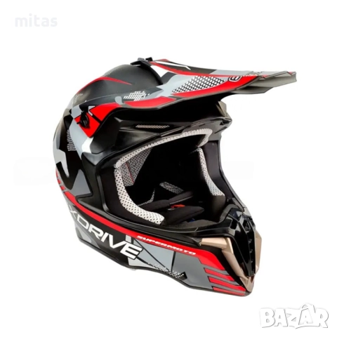 Кросова каска EXDRIVE, Full Face, DOT, Размер: XL - Вело, Мото, Скутер, снимка 9 - Аксесоари за велосипеди - 52145107