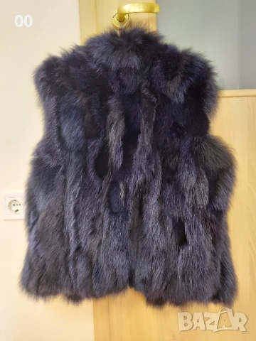 Дамски елек естествен косъм, снимка 2 - Елеци - 50633357