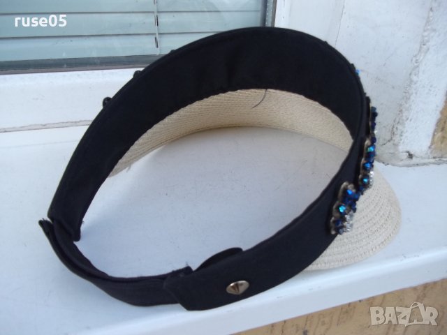 Шапка козирка обшита с камъни нова, снимка 5 - Шапки - 42526781