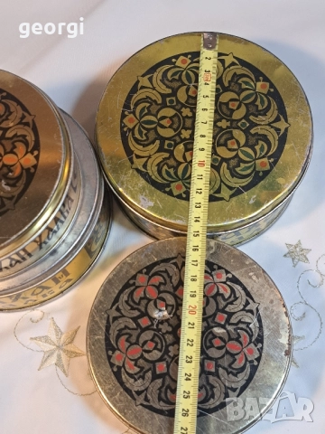 4 ретро ламаринени кутии от тахан халва 27/5, снимка 5 - Колекции - 51740261