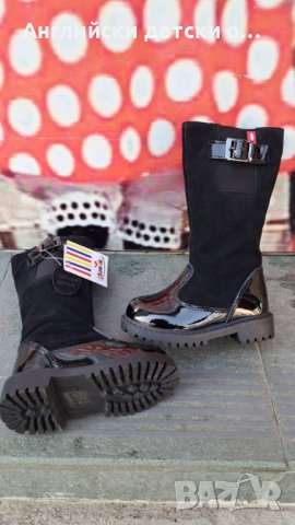 Английски детски ботуши естествена кожа-велур -CHIPMUNKS, снимка 6 - Детски боти и ботуши - 38576875