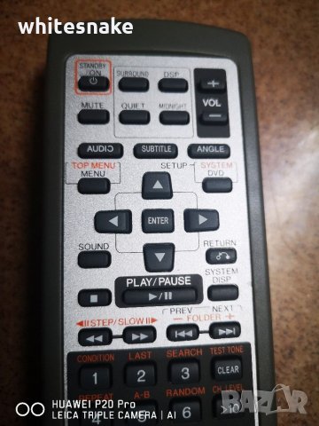 Pioneer AXD7315 Remote control for receiver,Home Theater System, дистанционно , снимка 3 - Дистанционни - 30410662