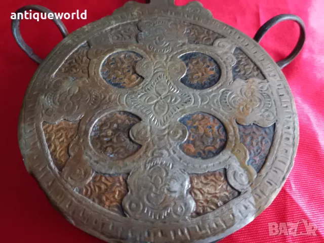 Стара ОСМАНСКА Барутница , Барутник ,Сребро, снимка 2 - Антикварни и старинни предмети - 48638113