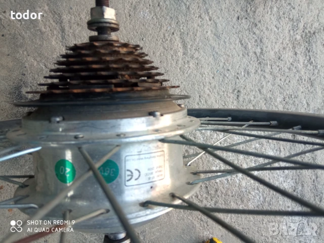 капла с ел.двигател ,20цола., снимка 4 - Велосипеди - 50506787