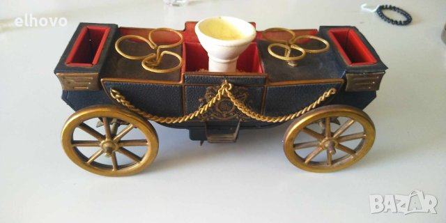 Старинен музикален файтон за алкохолна напитка, снимка 3 - Антикварни и старинни предмети - 44209137