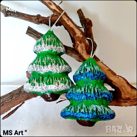 Коледна декорация! Играчки за елха! Ръчна изработка!, снимка 5 - Декорация за дома - 30893109