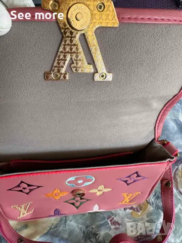 LOUIS VUITTON красота в розово, снимка 11 - Чанти - 47808493