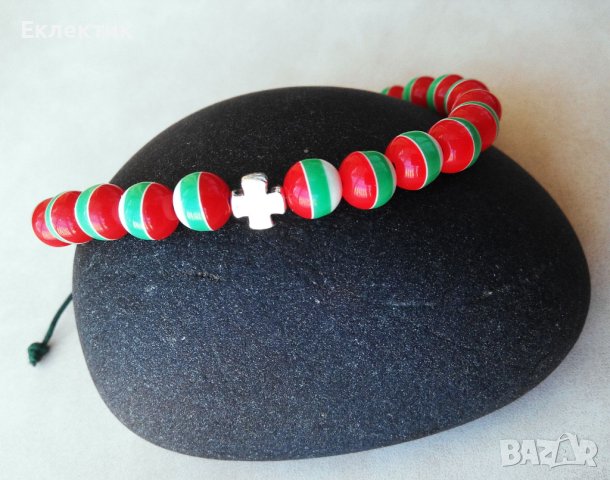 Патриотичен комплект — гривна и крючодържател, снимка 5 - Други - 35114727