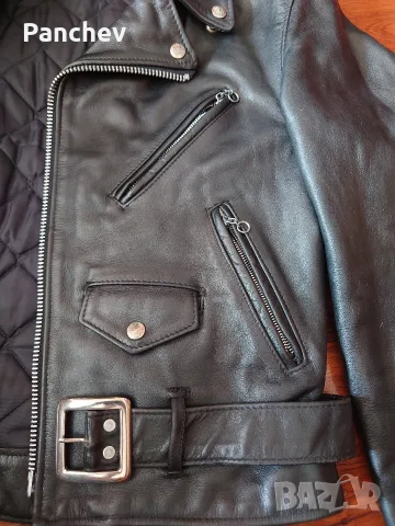 Schott NYC 618 кожено яке, снимка 6 - Якета - 56039708