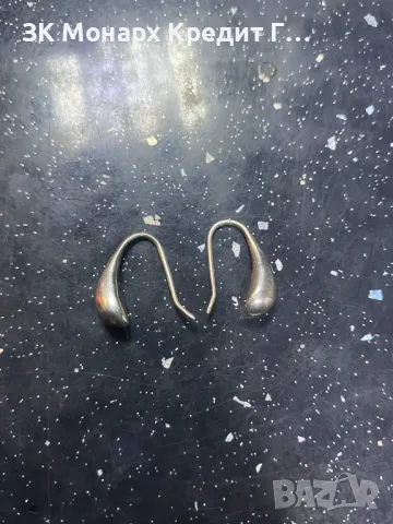Сребърни обеци, снимка 2 - Обеци - 49395861