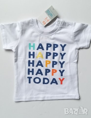 Тениска детска памук, снимка 2 - Бебешки блузки - 36679215