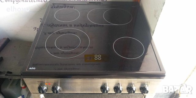 Готварска печка AEG 5133V-M с индукционни котлони, снимка 2 - Печки, фурни - 44288803