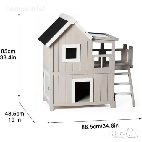 ПРОМОЦИЯ Интересна къща за котки KATTENHUIS CATHY, снимка 2 - За котки - 50095948