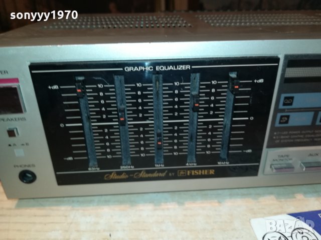 fisher ca-58 amplifier 260w-made in japan/sweden 2210201852, снимка 11 - Ресийвъри, усилватели, смесителни пултове - 30520596
