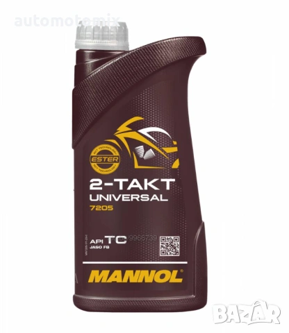 МАСЛО 2-Takt, MANNOL Universal TC - 1L., 7205