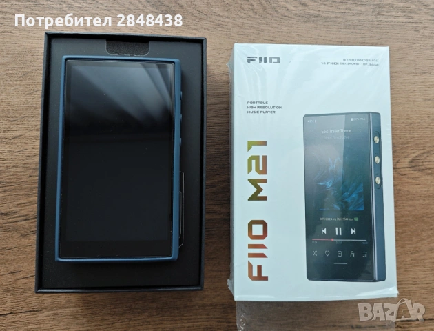 НОВ Fiio Music Player M21 Blue, снимка 2 - MP3 и MP4 плеъри - 54086313