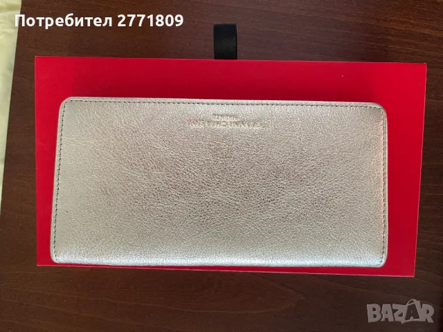 GIANNI CHIARINI Оригинален кожен портфейл - Златист