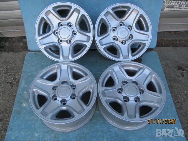 Оригинални Алуминиеви джанти за Toyota Land Cruiser - 6 x 139,7mm, централен отвор 106,1 mm, ET 20