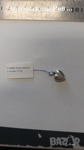 сребърна висулка "Сърце" 1.27гр, снимка 1