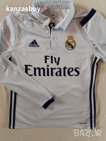 Adidas Real Madrid Boy's t-shirt - детско- юношеска блуза р-р 13-14г., снимка 2 - Детски Блузи и туники - 51708958