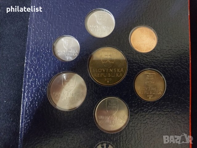 Комплектен сет - Словакия , 7 монети, снимка 3 - Нумизматика и бонистика - 37782206