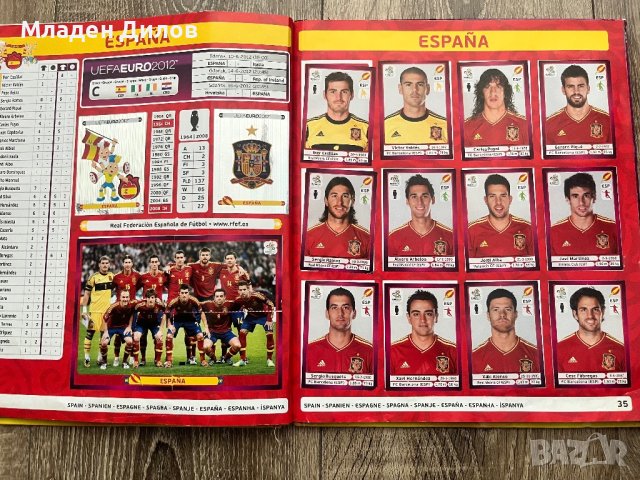 Албум Panini Euro 2012, снимка 4 - Колекции - 42473052