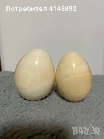 Яйце Оникс 2 броя, снимка 3 - Антикварни и старинни предмети - 48475261