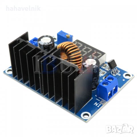 DC-DC преобразовател понижаващ контролер с волтметър с XL4016E 1 MPPT, снимка 3 - Друга електроника - 39356467