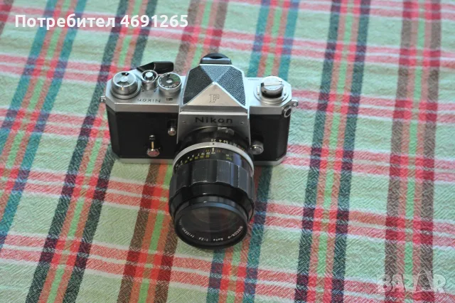 Nikon F + Nikkor P- auto 105/2.5, снимка 6 - Фотоапарати - 55967619